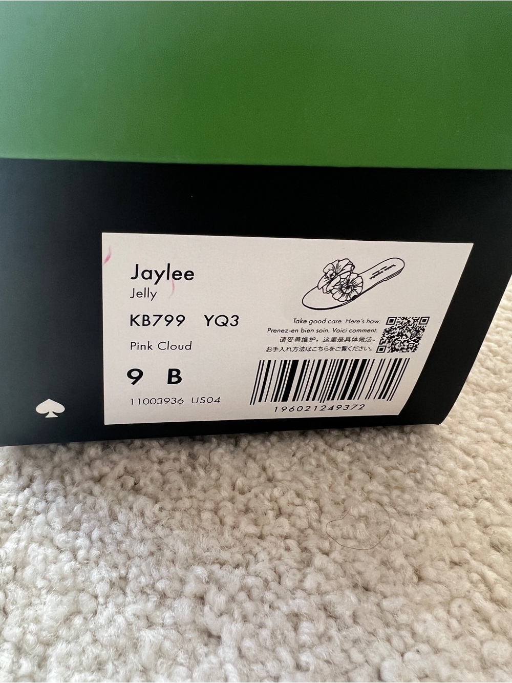 Kate Spade Jaylee Jelly in Pink Cloud Sz 9, Excellent Condition! - Picture 7 of 8